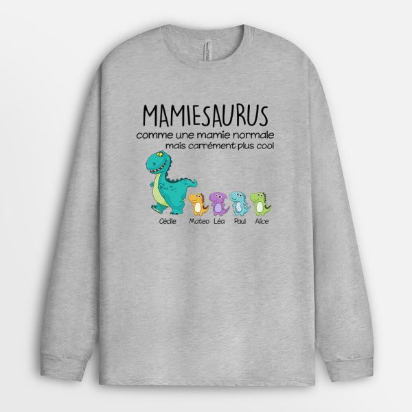 Manches Longues Mamiesaurus Mamansaurus Plus Cool Marche Personnalise