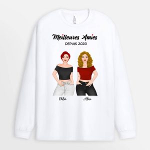 Manches Longues Meilleures Amies Personnalise Manches Longues Meilleures Amies Personnalise