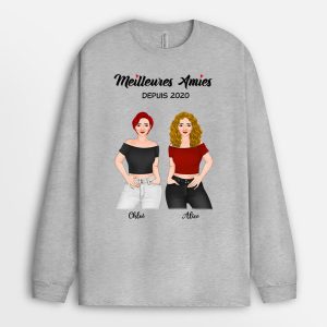 Manches Longues Meilleures Amies Personnalise Manches Longues Meilleures Amies Personnalise