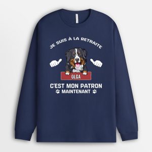Manches Longues Mon Chien C’est Mon Patron Personnalise Manches Longues Mon Chien C’est Mon Patron Personnalise