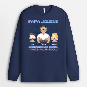 Manches Longues Papa Joueur Personnalise Manches Longues Papa Joueur Personnalise