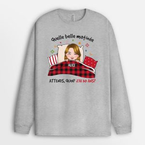 Manches Longues Quelle Belle Matinee De 30 Ans Personnalise Manches Longues Quelle Belle Matinee De 30 Ans Personnalise