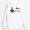 Sweat a Capuche 70 Officiellement Un Vieil Homme Grincheux Personnalise