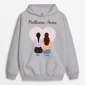 Sweat a Capuche Amie En Or Personnalise Sweat a Capuche Amie En Or Personnalise