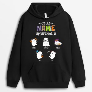 Sweat a Capuche Cette Mamie Effrayante Appartient A Personnalise Sweat a Capuche Cette Mamie Effrayante Appartient A Personnalise