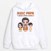 Sweat a Capuche Copains Comme Cochons Avec Papa Personnalise