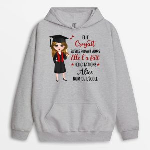 Sweat a Capuche Elle Croyait Qu’elle Pouvait Personnalise Sweat a Capuche Elle Croyait Qu’elle Pouvait Personnalise