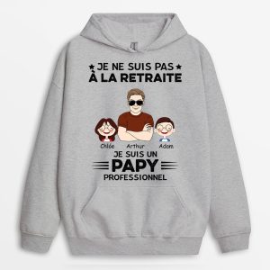 Sweat a Capuche Je Suis Un Grand-Pere Professionnel Personnalise Sweat a Capuche Je Suis Un Grand-Pere Professionnel Personnalise
