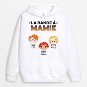 Sweat a Capuche La Bande a Mamie Maman Clair Personnalise Sweat a Capuche La Bande a Mamie Maman Clair Personnalise