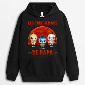 Sweat a Capuche Le Cauchemar De Papa Personnalise