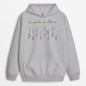 Sweat a Capuche Le jardin de Mamie Personnalise Sweat a Capuche Le jardin de Mamie Personnalise