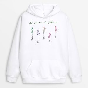 Sweat a Capuche Le jardin de Mamie Personnalise Sweat a Capuche Le jardin de Mamie Personnalise