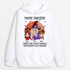 Sweat a Capuche Mamie Sorciere Comme Une Mamie Normale Simplement Plus Magique Personnalise Sweat a Capuche Mamie Sorciere Comme Une Mamie Normale Simplement Plus Magique Personnalise