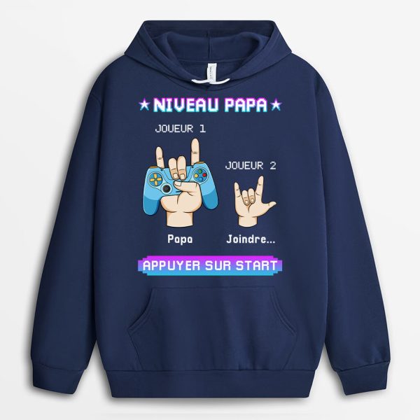 Sweat a Capuche Niveau Papa Personnalise