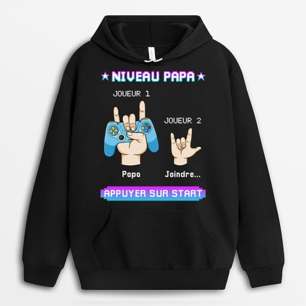 Sweat a Capuche Niveau Papa Personnalise