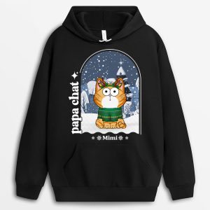 Sweat a Capuche Papa ChatMaman Chat Personnalise Sweat a Capuche Papa ChatMaman Chat Personnalise