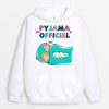 Sweat a Capuche Pyjama Officiel Chat Pour Couple Personnalise