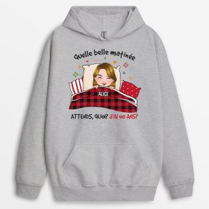 Sweat a Capuche Quelle Belle Matinee De 40 Ans Personnalise Sweat a Capuche Quelle Belle Matinee De 40 Ans Personnalise