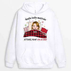 Sweat a Capuche Quelle Belle Matinee De 40 Ans Personnalise