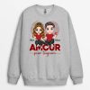 Sweat-shirt Amour Pour Toujours Personnalise