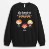 Sweat-shirt La Bande a Papa Papi Sombre Personnalise