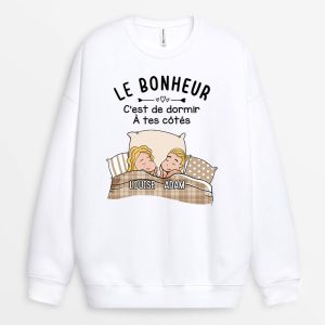Sweat-shirt Le Bonheur Personnalise Sweat-shirt Le Bonheur Personnalise