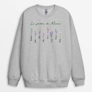 Sweat-shirt Le jardin de Mamie Personnalise Sweat-shirt Le jardin de Mamie Personnalise