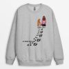 Sweat-shirt Maman Chien Ne Marche Jamais Seule Personnalise