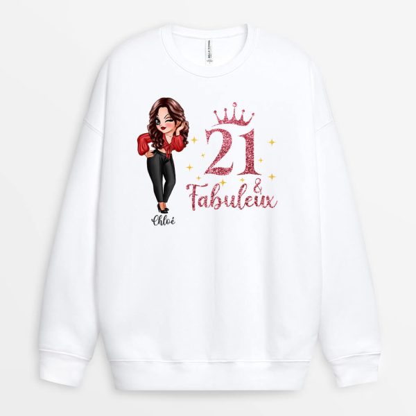 Sweatshirt 21 & Fabuleux Personnalise