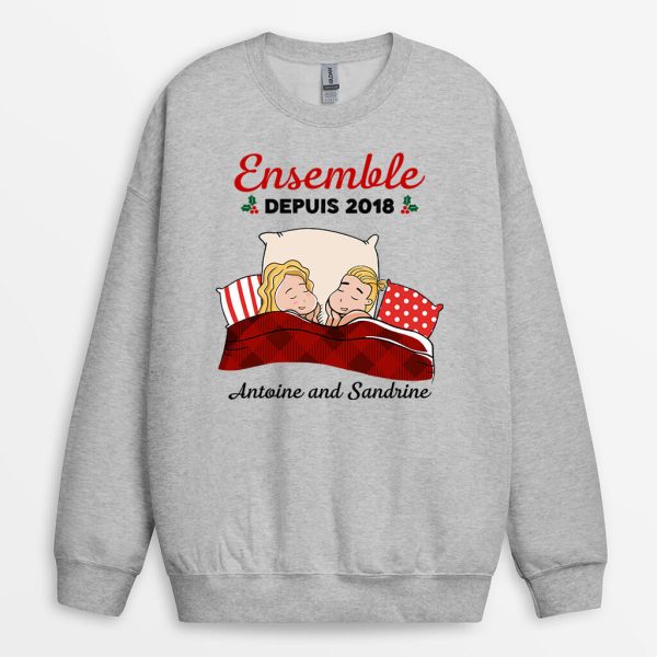 Sweatshirt Ensemble Depuis Dormir Personnalise