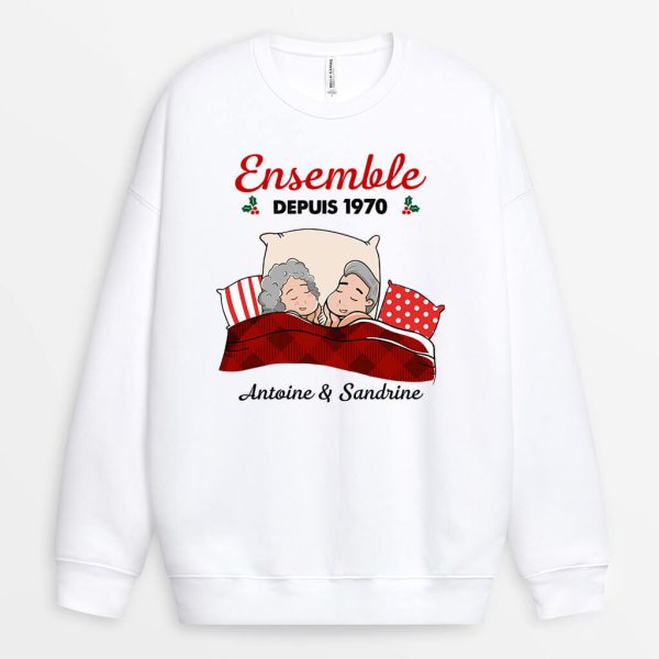 Sweatshirt Ensemble Depuis Dormir Personnalise