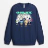 Sweatshirt Grand-Mere Des Petits Monstres Personnalise