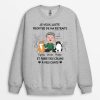 Sweatshirt Je Veux Juste Profiter De Ma Retraite Et Faire Des Calins A Mes Chats Personnalise