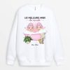 Sweatshirt Les Meilleures Amies Du Monde Personnalise