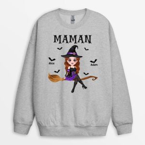 Sweatshirt Maman Halloween Personnalise 1