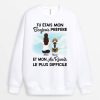 Sweatshirt Mon Bonjour Prefere et Mon Au Revoir Le Plus Difficile Maman Chien Personnalise