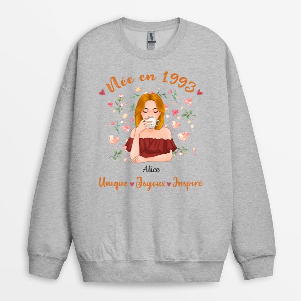 Sweatshirt Ne En 1983 Personnalise