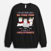 Sweatshirt Tu Ne Peux Pas Me Faire Peur J’ai 4 Chats Effrayants Personnalise