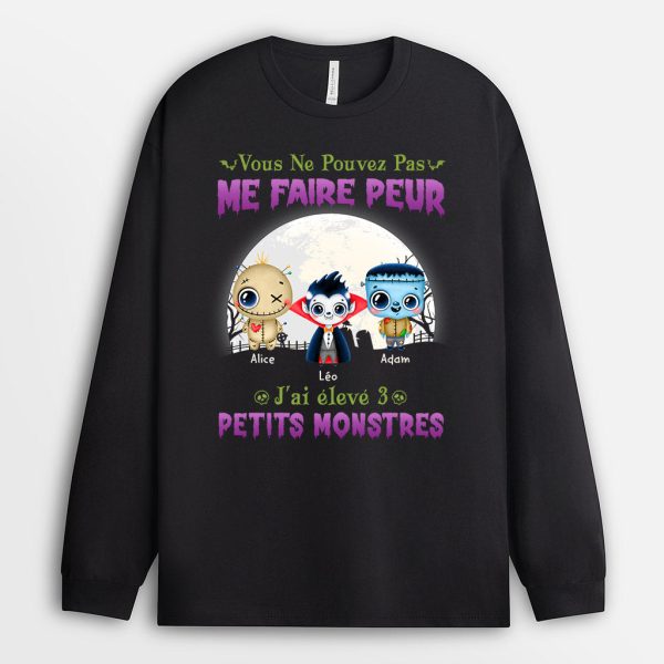 Sweatshirt Vous Ne Pouvez Pas Me Faire Peur Personnalise