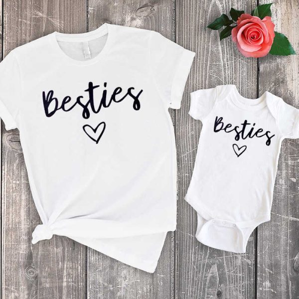 T-Shirt Maman et Bebe Assorti