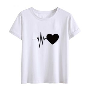 T Shirt Mere Fille Heartbeat 3