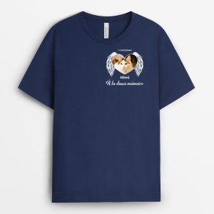 T-shirt A La Douce Memoire Chat Personnalise