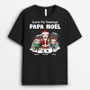 T-shirt Appelle-Moi Simplement Papa Noel Neige Personnalise