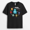T-shirt Ce Papa Appartient A Version L&rsquo;Univers Des Monstres Personnalise