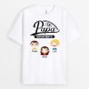 T-shirt Ce Papa Papi Appartient A Visage D&rsquo;enfants Personnalise