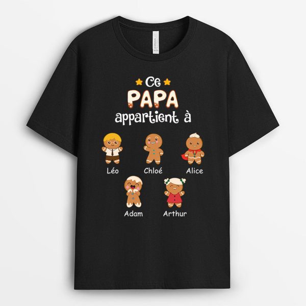 T-shirt Ce Papi Appartient A Biscuits Personnalise