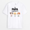 T-shirt Ce Papi Appartient A Couleur Pastel Personnalise