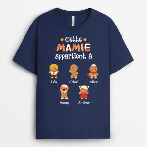 T-shirt Cette Mamie Appartient A Biscuits Personnalise