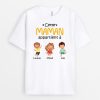 T-shirt Cette Mamie Appartient A Enfants Sautant Personnalise