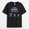 T-shirt Cette Mamie Appartient A Mains et Empreintes Personnalise